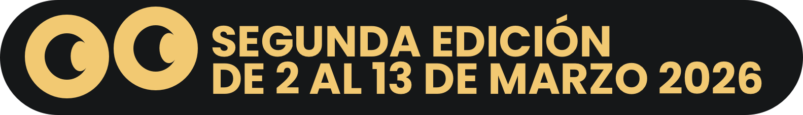 Segunda edición: del 2 al 13 de marzo